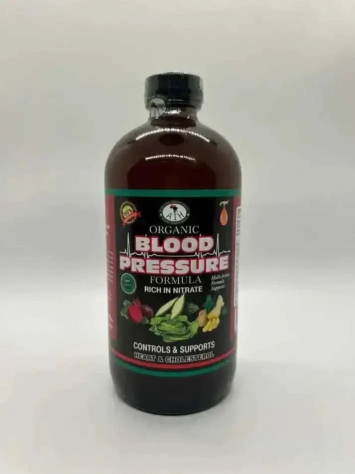 RoyalLuxsLLC Organic Blood Pressure Formula bottle natural blood pressure formula for heart and cholesterol support