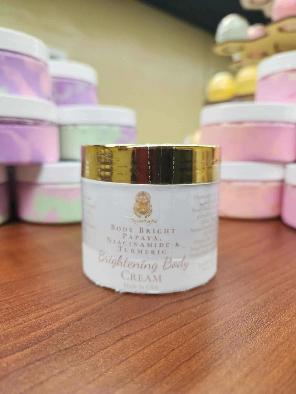 RoyalLuxsLLC Brightening Body Cream with papaya niacinamide and turmeric for radiant glow face cream