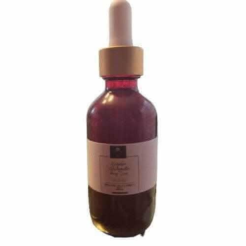 RoyalLuxsLLC Kigelia Ashwagandha Dong Quai drops in a dark glass dropper bottle