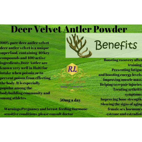 2 oz Deer Velvet Antler Powder - RoyalLuxsLLC