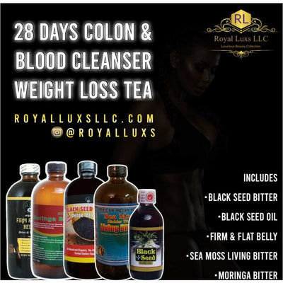 28 Days Colon & Blood Cleanser full body Detox bitter - RoyalLuxsLLC