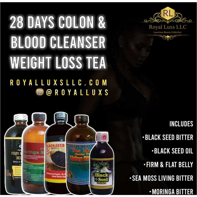 28 Days Colon & Blood Cleanser full body Detox bitter - RoyalLuxsLLC