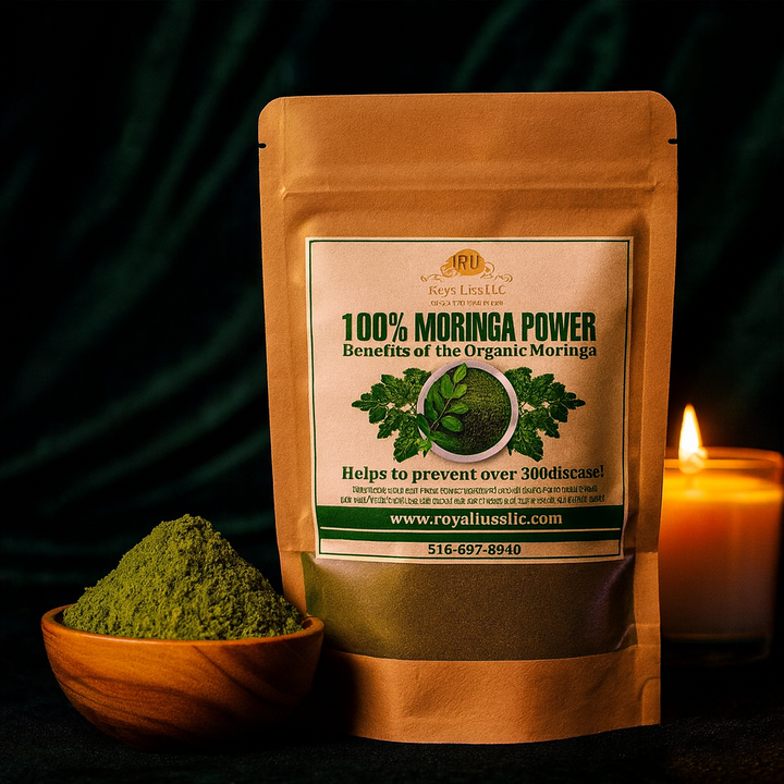 6oz Organic Moringa Oleifera Leaf Powder, Rich in Antioxidants