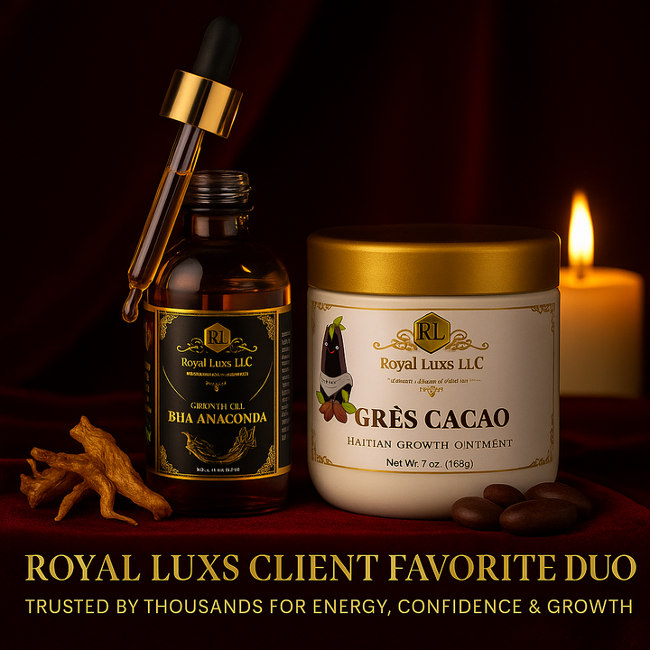 Client-Favorite Duo – Gres Cacao &amp; Bwa Anaconda Herbal Wellness Set