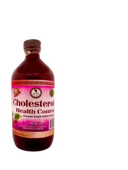 RoyalLuxsLLC Cholesterol Health Control bitters organic heart support supplement in 16 oz bottle