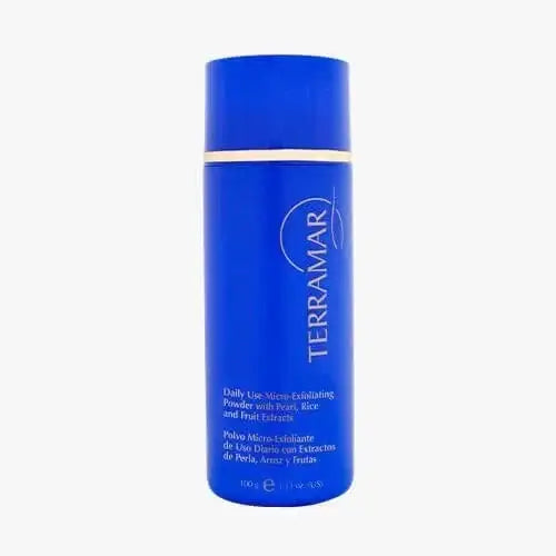 DAILY USE MICRO-EXFOLIATING POWDER WITH PEARL by Terramar, gentle daily exfoliation and cleanse for brighter skin.