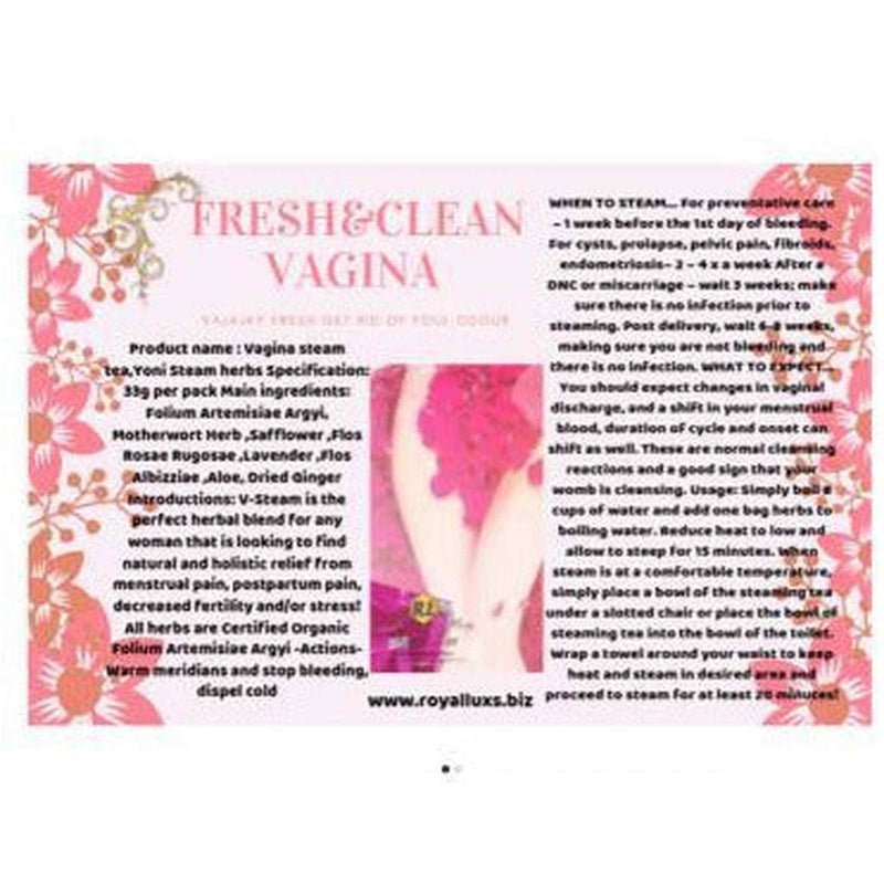 Fresh Clean Vagina Wash Steam Tea - RoyalLuxsLLC