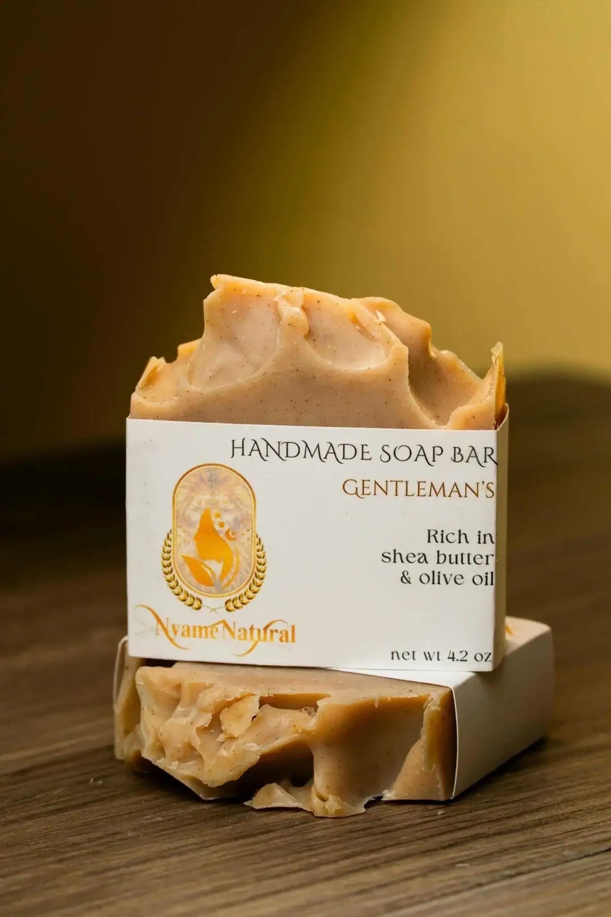 Gentlemen's Luxurious Soap handmade bar rich in shea butter and olive oil for detox and cleanse with herbal tonic benefits.