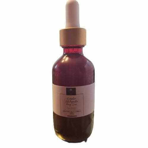 Kigelia, Ashwagandha & Dong Quai Supplement Drops – Botanical Wellness Formula in a dropper bottle.