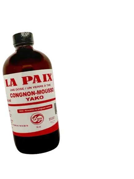 La Paix – Herbal Liquid for Calm & Balance in a bottle, featuring black seed for detox and herbal tonic benefits.