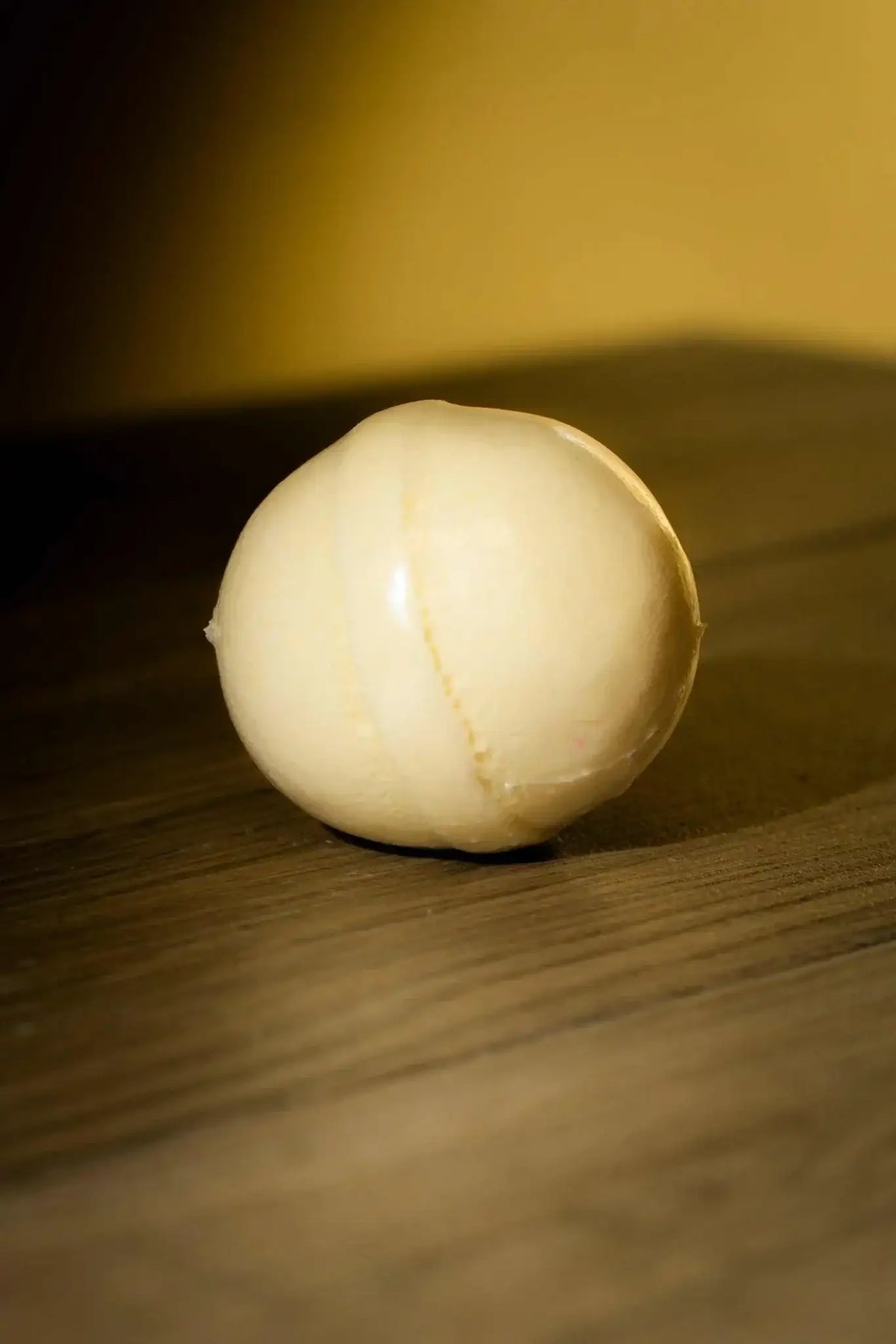 Luxurious Body Bath Bomb in a soothing white color, perfect for detox and cleanse routines.