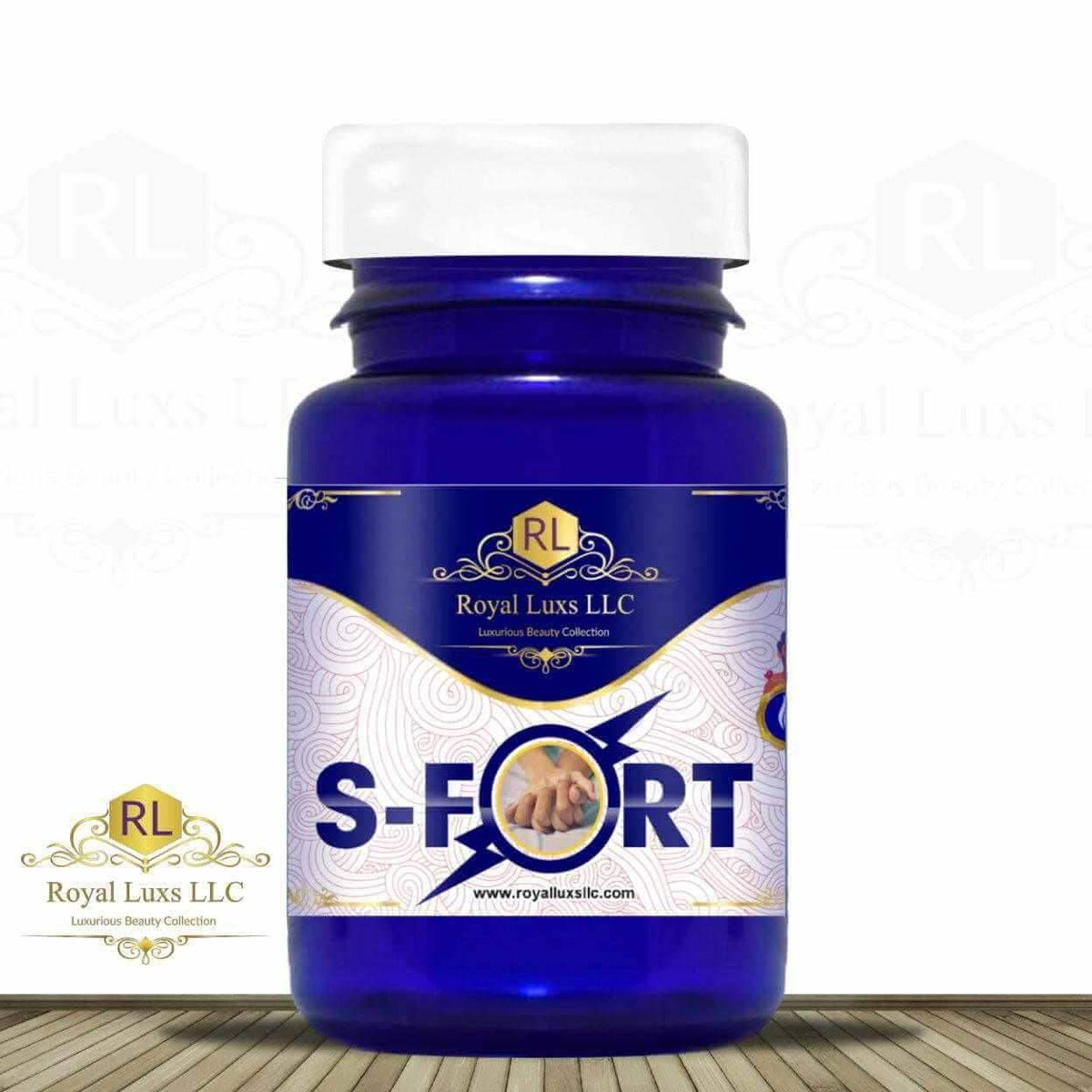 Men’s Vitality Herbal Capsules (20 ct) bottle featuring S-Fort herbal tonic for male wellness and vitality.