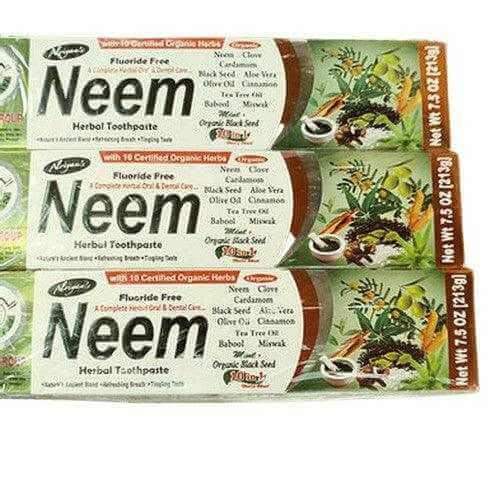 Neem Herbal 9 in 1 Toothpaste - RoyalLuxsLLC