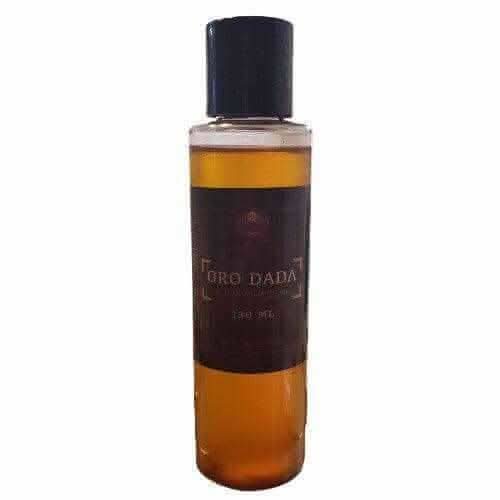 RoyalLuxsLLC botanical body nourishment oil in a clear bottle with black cap for skin care