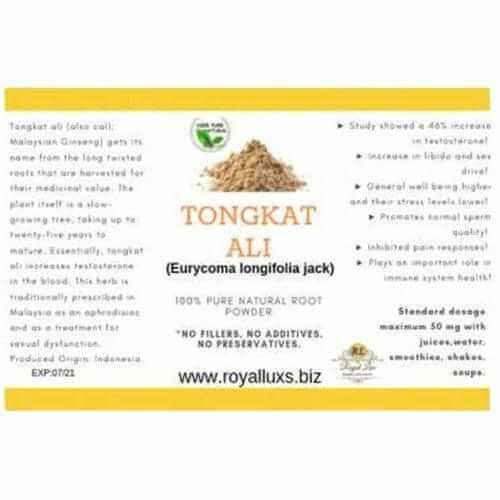 Tong kat Ali 30gm longifolia jack ,Very Potent, 100% Fresh, and Pure, - RoyalLuxsLLC